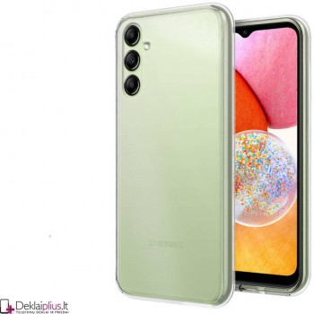 Silikoninis ploniausias dėklas  - permatomas (Samsung A14/A14 5G)